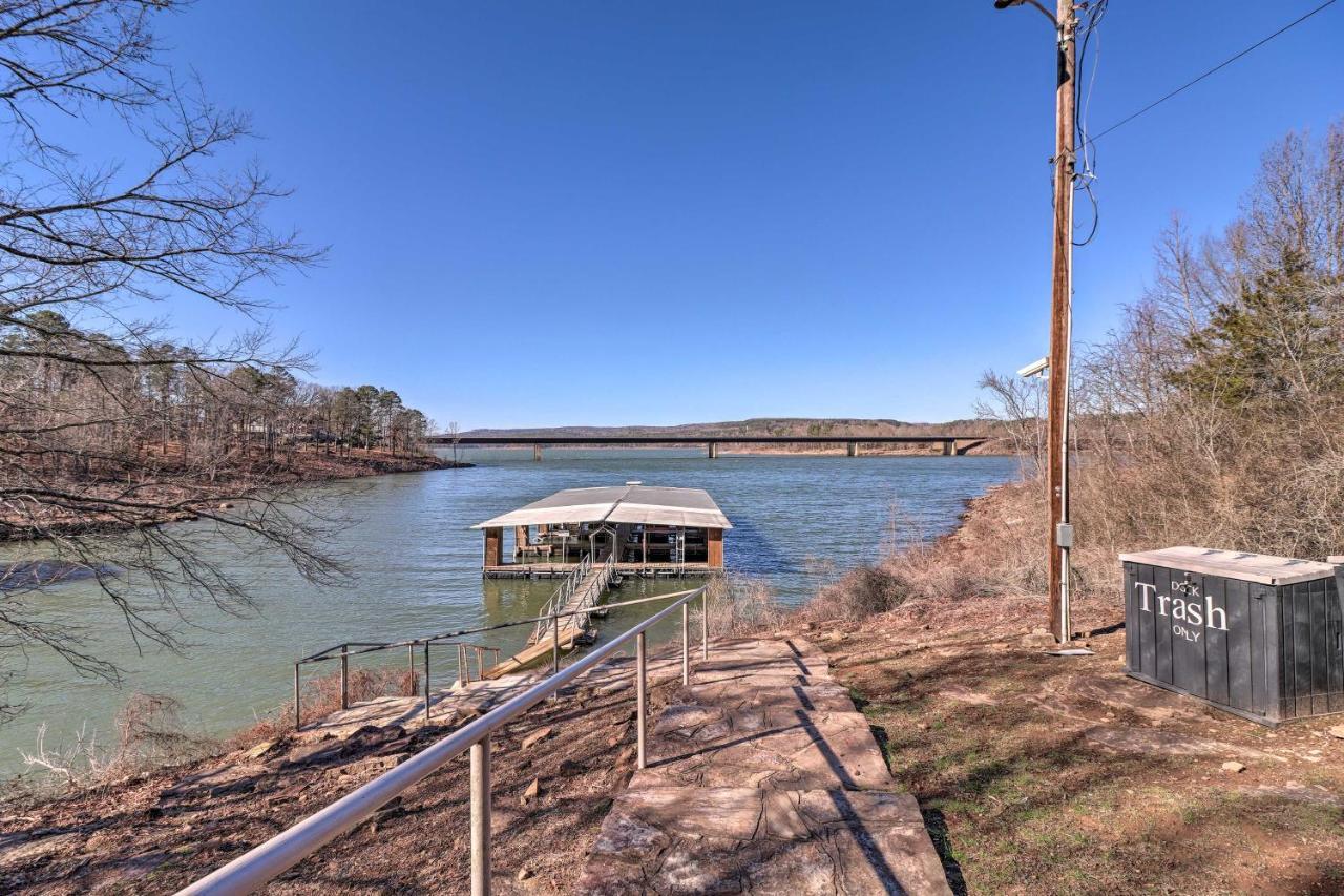 Lakefront Greers Ferry Cabin With Covered Boat Slip! Fairfield Bay Ngoại thất bức ảnh